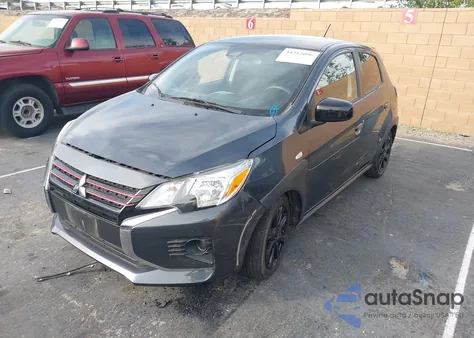 2024 Mitsubishi Mirage Black Edition из США, поврежденный, VIN ML32AWHJXRH005021